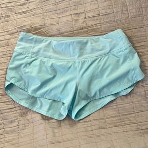 Lululemon speed up shorts 2.5 inch inseam